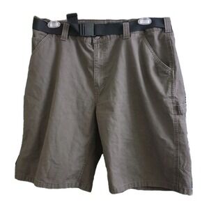 Wolverine Carpenter Shorts Mens 40 Ripstop 100% Cotton Brown